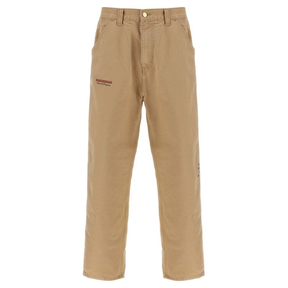 Carhartt Wip Beige Organic Cotton Casual Men's Pants
